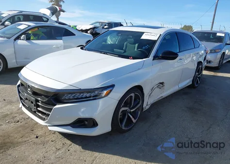 2021 Honda Accord Sport 2.0T from USA, damaged, VIN 1HGCV2F35MA019799